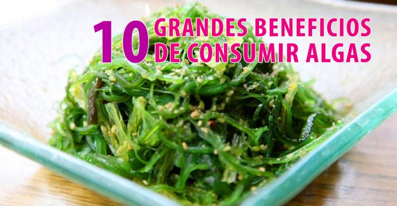 10 grandes beneficios al consumir algas
