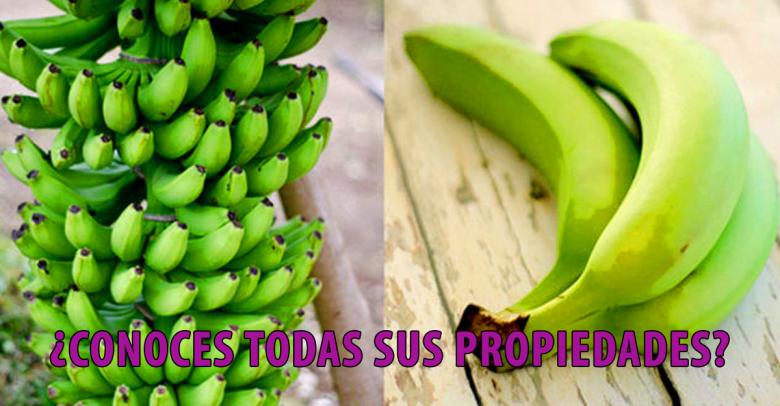 ¿Conoces todas las propiedades del plátano verde?