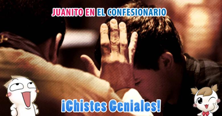 Juanito en el confesionario