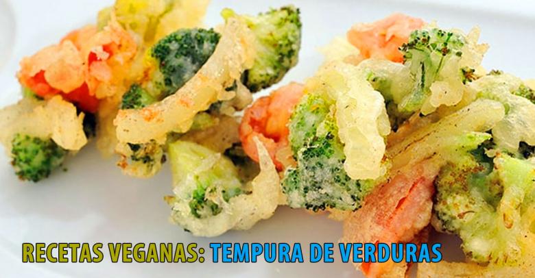 Recetas veganas: Tempura de verduras