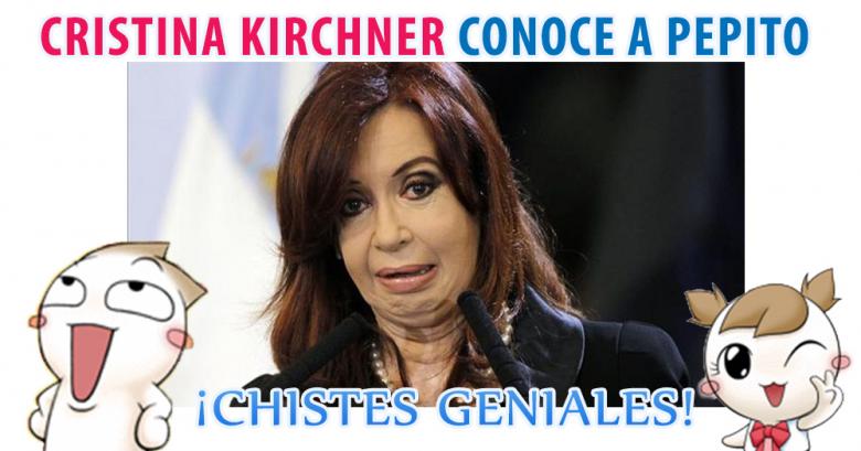 Cristina Kirchner conoce a pepito.. Imperdible!